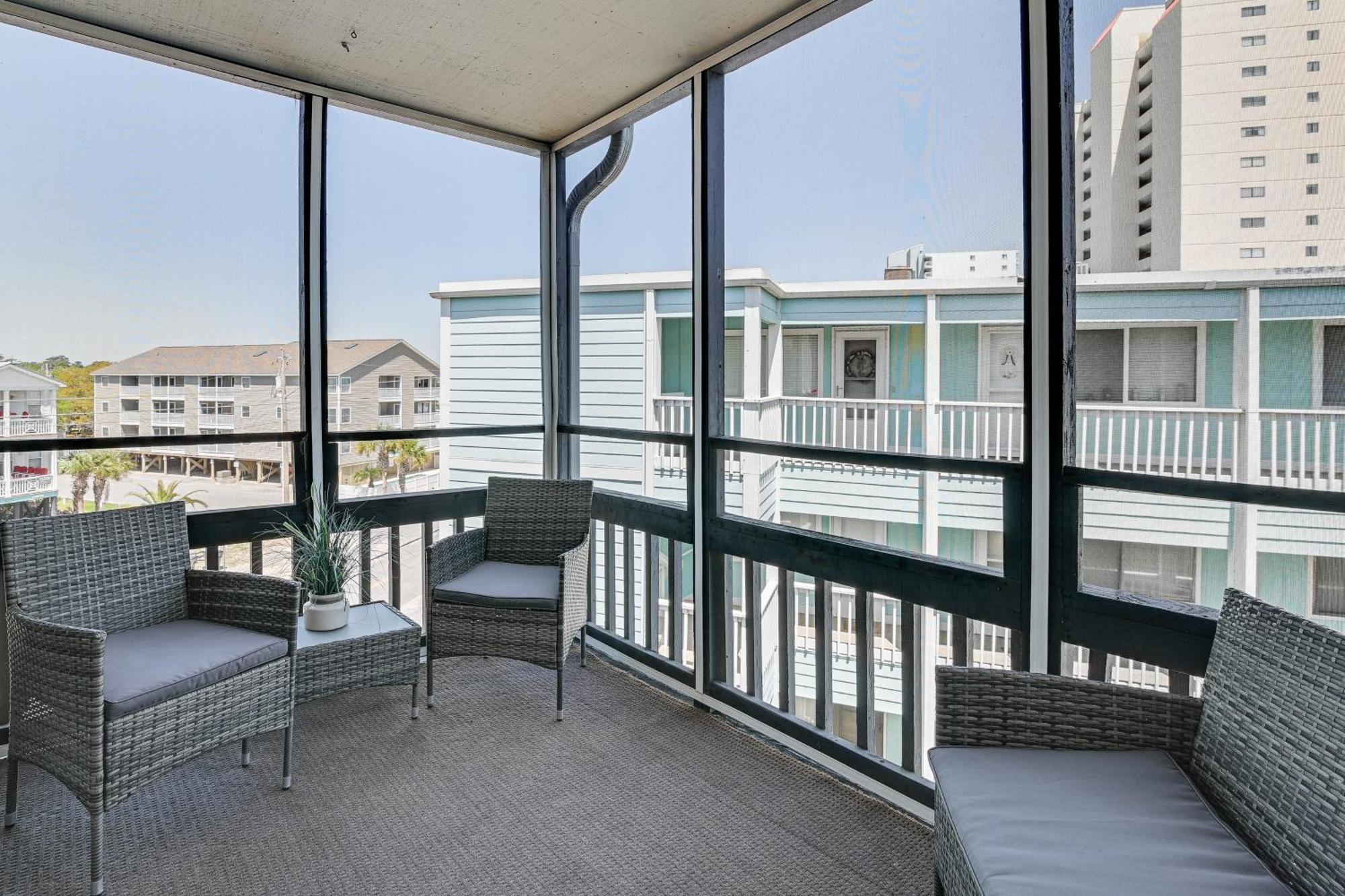 Coastal Condo On Beach With Community Pool Access! Myrtle Beach Kültér fotó